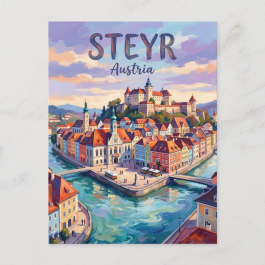 Carte Postale Steyr Autriche (Devant)