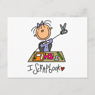 Carte Postale Stick Figure I Chandails et cadeaux