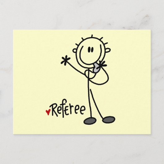 Carte Postale Stick Figure Référenceur T-shirts et cadeaux (Devant)