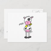 Carte Postale Stick Figurine T-shirts et GIfts (Devant / Derrière)