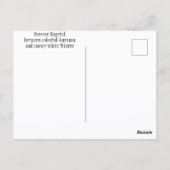 Carte Postale Stick New Hampshire Saison Nouvelle-Angleterre Pho (Dos)