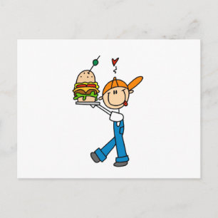 Carte Postale Stick sandwich Connoisseur
