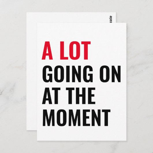 Carte Postale Sticker (Devant / Derrière)