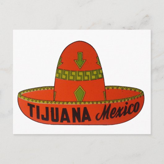Carte Postale Sticker de voyage Tijuana (Devant)