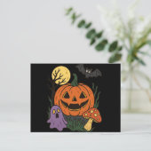 Carte Postale Sticker Halloween éffrayant (Debout devant)