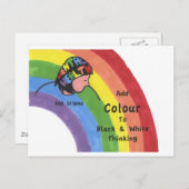 Carte Postale Stigmatisation de la santé mentale (Devant / Derrière)