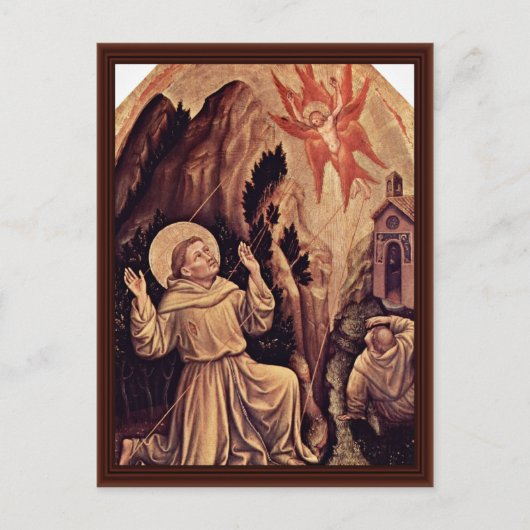 Carte Postale Stigmatisation De Saint François (Devant)