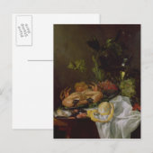 Carte Postale Still Life, 17ème siècle (Devant / Derrière)