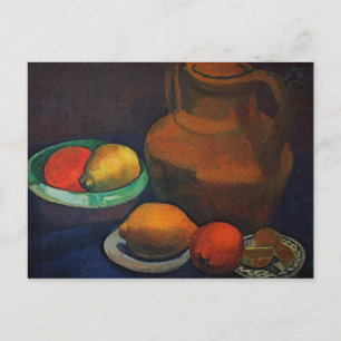 Carte Postale Still Life avec tank de Paula Modersohn-Becker