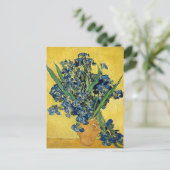 Carte Postale Still Life Irises Clay Pot Vincent van Gogh (Debout devant)