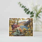 Carte Postale Still Life on a Terrace, Constantin Westchiloff (Debout devant)