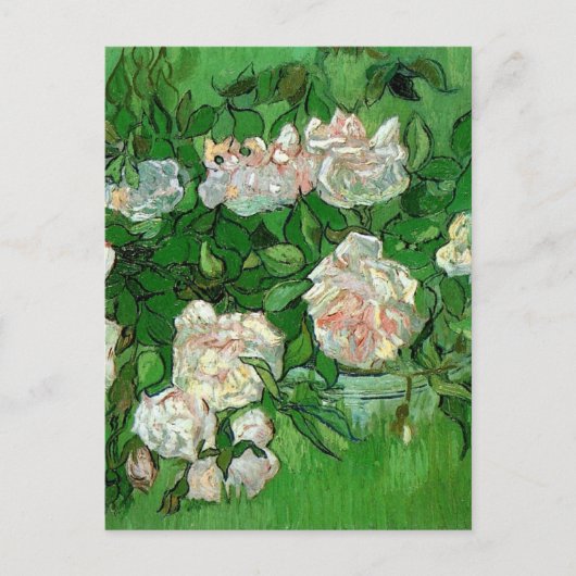 Carte Postale Still Life : Roses roses roses de Vincent van Gogh (Devant)