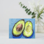 Carte Postale Still Life Study sur Avocado (Debout devant)