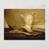 Carte Postale Still Life with Attributes of the Arts, 1765-66 (Devant)