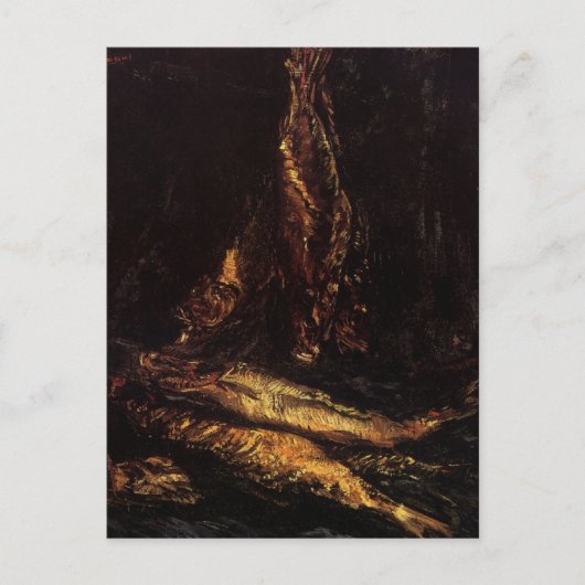 Carte Postale Still Life with Bloaters par Vincent van Gogh (Devant)