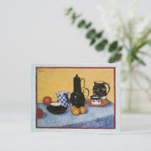 Carte Postale Still Life with Coffee Pot par Vincent Van Gogh (Debout devant)
