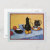 Carte Postale Still Life with Coffee Pot par Vincent Van Gogh (Devant / Derrière)