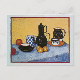 Carte Postale Still Life with Coffee Pot par Vincent Van Gogh