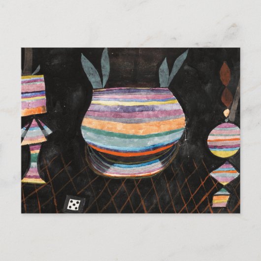Carte Postale Still Life with Dice, 1923 par Paul Klee (Devant)