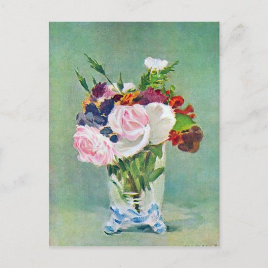Carte Postale Still Life with Flowers par Edouard Manet (Devant)