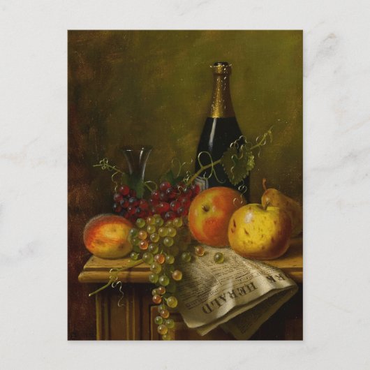 Carte Postale Still Life with Fruit par William Michael Harnett (Devant)