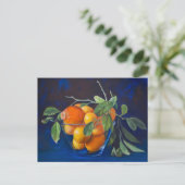 Carte Postale Still Life with Lemons and Orange Branch (Debout devant)
