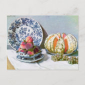 Carte Postale Still Life with Melon, 1872 Claude Monet (Devant)