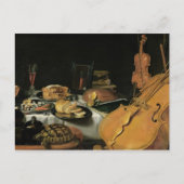 Carte Postale Still Life with Musical Instruments, 1623 (Devant)