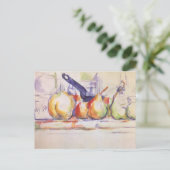 Carte Postale Still Life with Saucepan par Paul Cezanne (Debout devant)