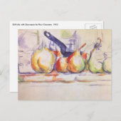 Carte Postale Still Life with Saucepan par Paul Cezanne (Devant / Derrière)