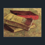 Carte Postale Still Life with Three Books par Vincent van Gogh<br><div class="desc">Still Life with Three Books de Vincent van Gogh est un post impressionnisme d'art vintage de peinture à vie morte comportant 3 livres. Idéal pour les élèves, les enseignants, les bibliothécaires et Retour à l'école! À propos de l'artiste : Vincent Willem van Gogh était un peintre post impressionniste dont le...</div>