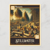 Carte Postale Stillwater, Minnesota | VINTAGE (Devant)