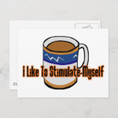 Carte Postale Stimulation du café (Devant / Derrière)