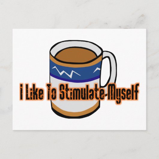Carte Postale Stimulation du café (Devant)