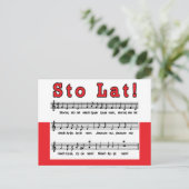 Carte Postale Sto Lat ! Chanson (Debout devant)