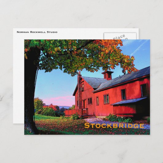 Carte postale Stockbridge (Devant / Derrière)