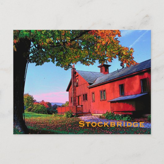 Carte postale Stockbridge (Devant)