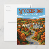 Carte Postale Stockbridge États-Unis (Devant / Derrière)