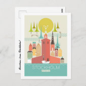 Carte postale Stockholm (Devant / Derrière)