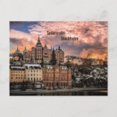 Carte Postale Stockholm, île de Sodermalm (Devant)