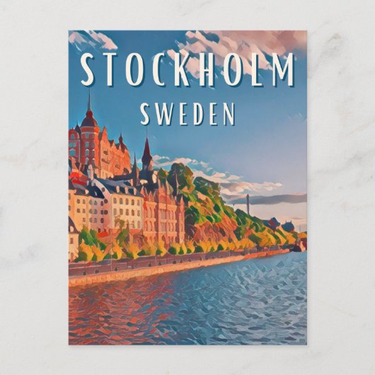 Carte Postale Stockholm, la capitale scandinave des musées (Devant)