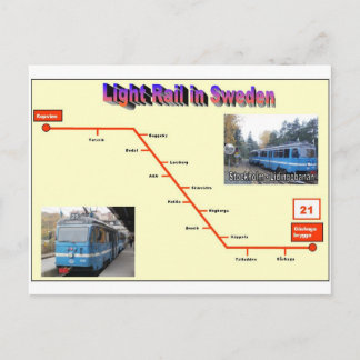 Carte Postale Stockholm Lidingoban