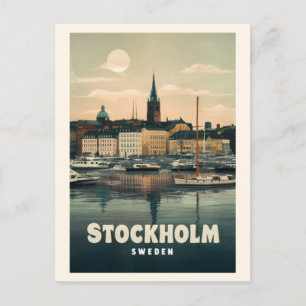 Carte Postale Stockholm suède
