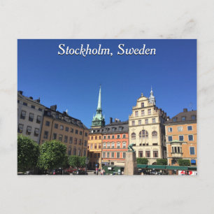 Carte postale Stockholm, Suède