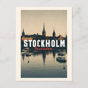 Carte Postale Stockholm suède
