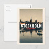 Carte Postale Stockholm suède (Devant / Derrière)