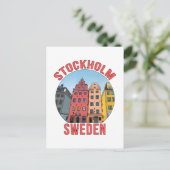 Carte Postale Stockholm Suède (Debout devant)