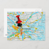 Carte Postale Stockholm, Suède (Devant / Derrière)