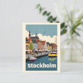Carte Postale Stockholm Suède (Debout devant)