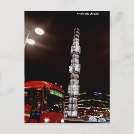 Carte Postale Stockholm, Suède (Devant)